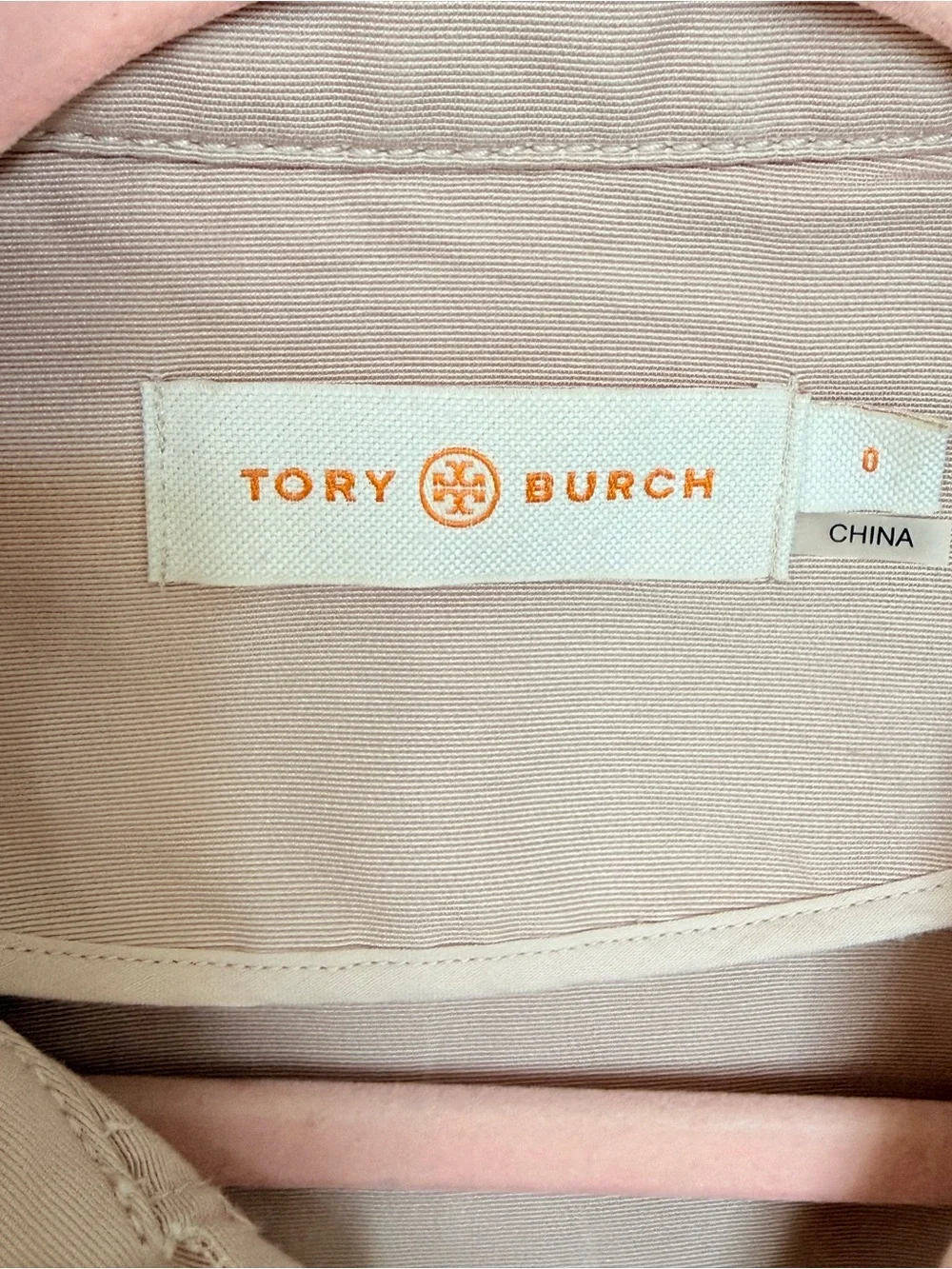 Tory Burch Blush Trench Coat with Belt